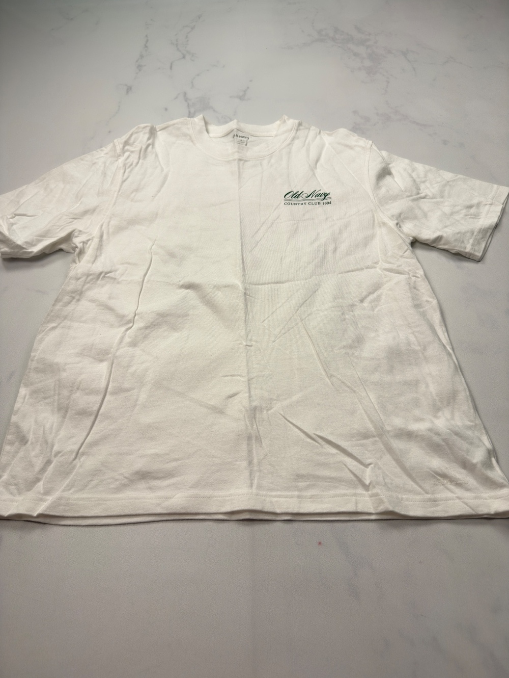 Old Navy Country Club 1994 Graphic Tee White 90s Retro - Mens M